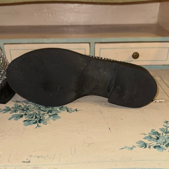 💎Prada Black Loafers with Crystals Embellishment Everywhere💎 - Picture 13 of 15